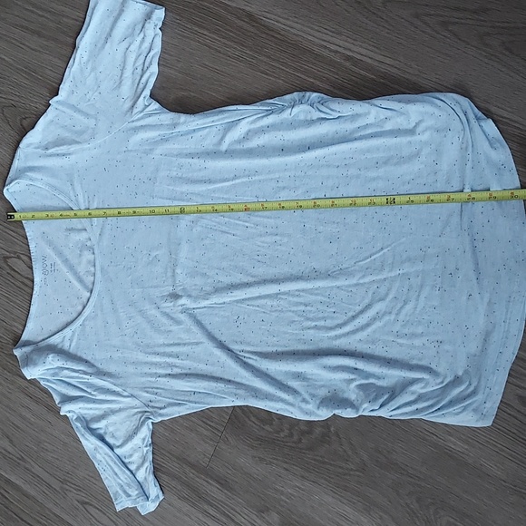 A:Glow xl maternishort sleeve top blue with black dots throughout - Picture 8 of 8